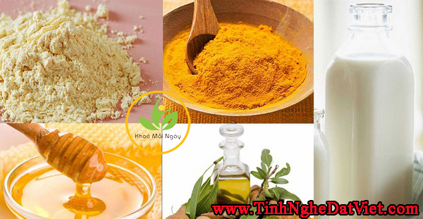 mặt nạ tinh bột nghệ dành cho da nhờn