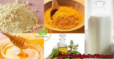Chăm sóc da nhờn hiệu quả dùng mặt nạ tinh bột nghệ