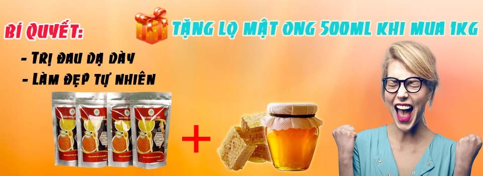 Mua Tinh Bột Nghệ tặng kèm mật ong