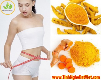 Tiết lộ công thức giảm cân siêu tốc trong vòng 1 tuần với tinh bột nghệ